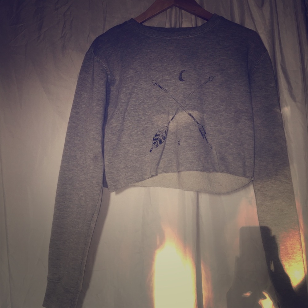 Crop sweat shirt