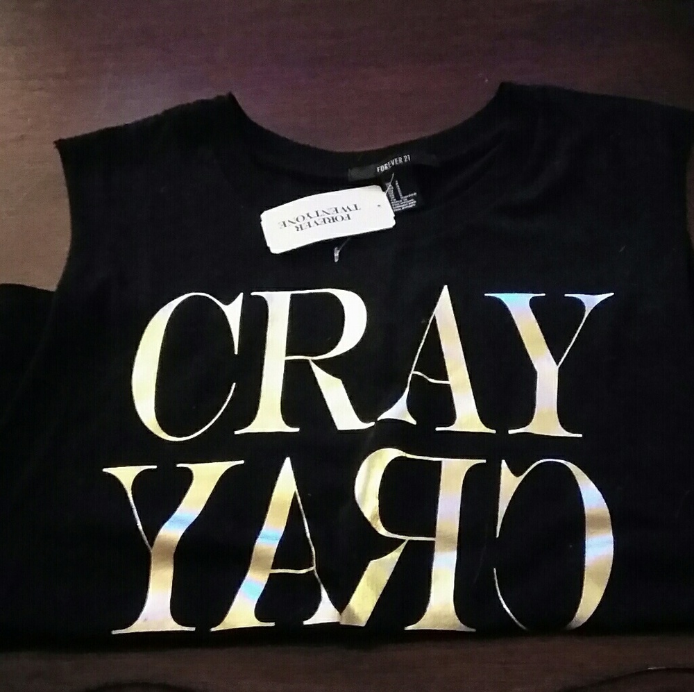 Sleeveless forever21 cray top nwt reduced