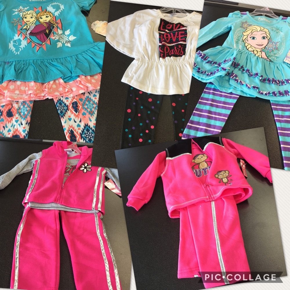 Lot of toddler girl clothes