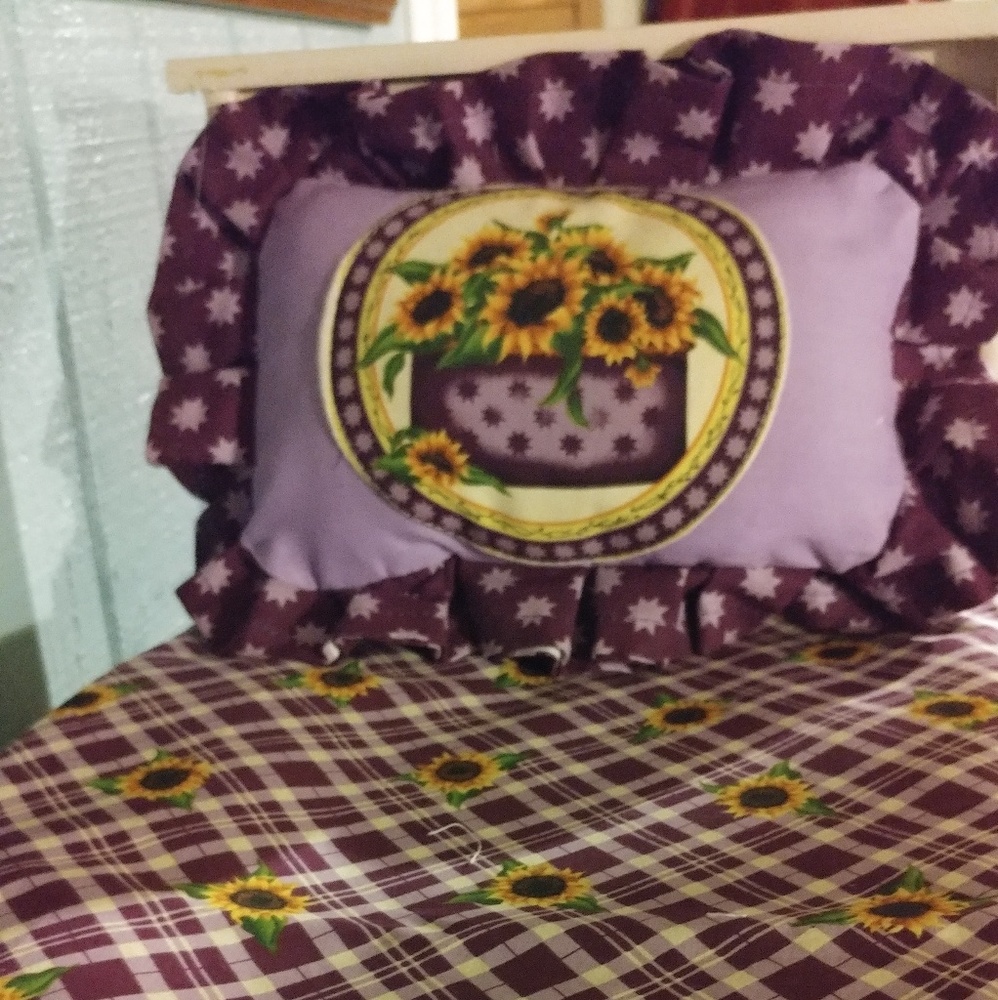 Handmade, new, 18" doll bedding