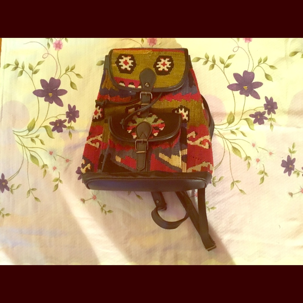 One of a kind,unique,handmade backpack Kilim bags.