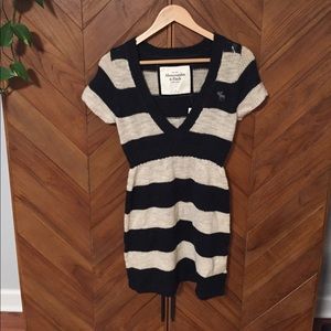 NTW Black & White Abercrombie Sweater Dress