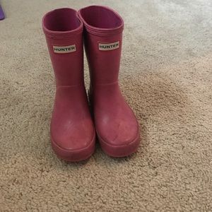 Toddler girls hunter boots U.K.