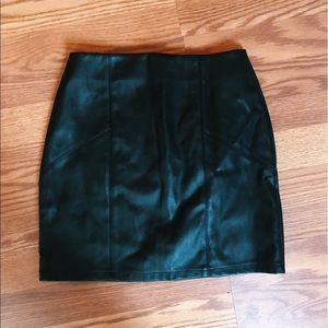Asos leather skirt!