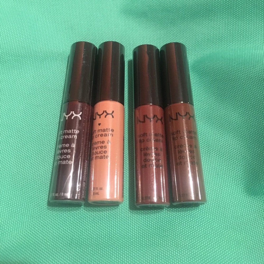 NYX Soft Matte Cream Lip Set of 4