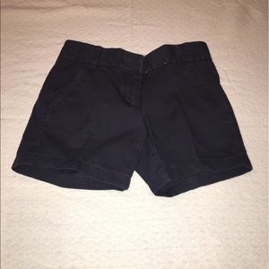 Black shorts from J.Crew