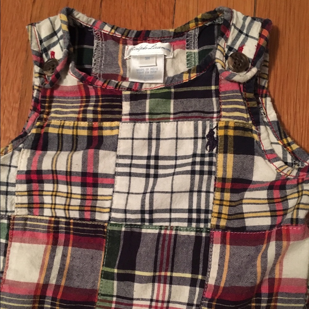 Ralph Lauren light cotton romper 6 Mo