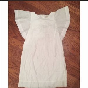 J. Crew dress White Swiss dot dress! Cute!