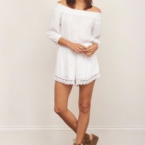 Abercrombie and Fitch off the shoulder romper