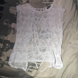 White See-through tee