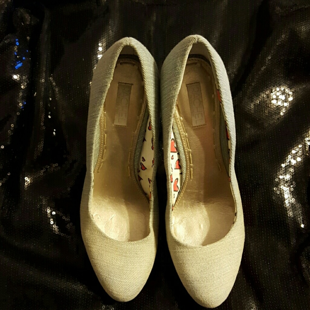 Denim pumps