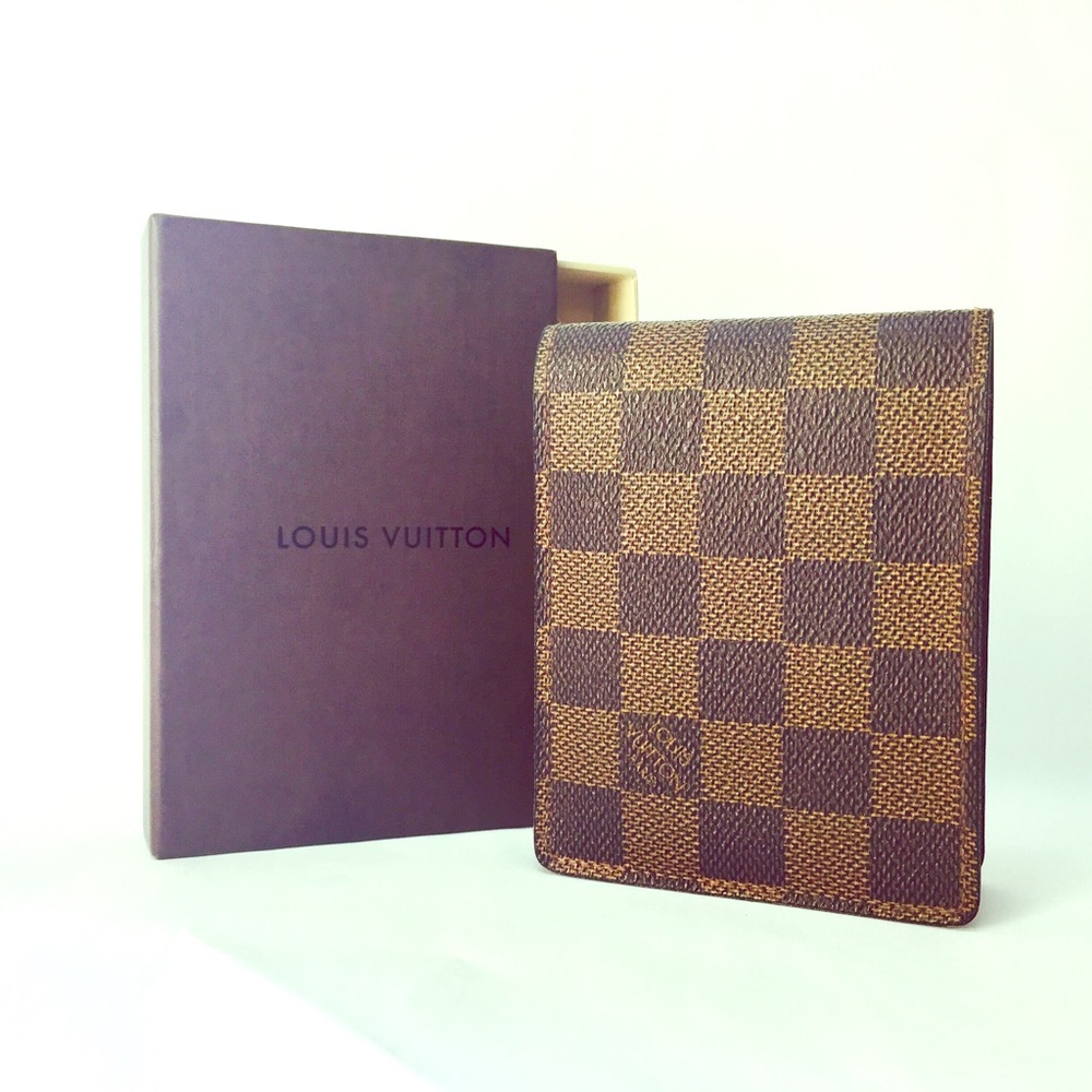 LOUIS VUITTON MULTIPLE WALLET N60895 DAMIER EBENE
