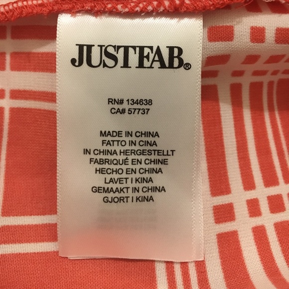 NWOT JustFab top. 100% polyester (Small) - Picture 4 of 4