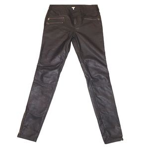 Leather jeans perfect for a night out!