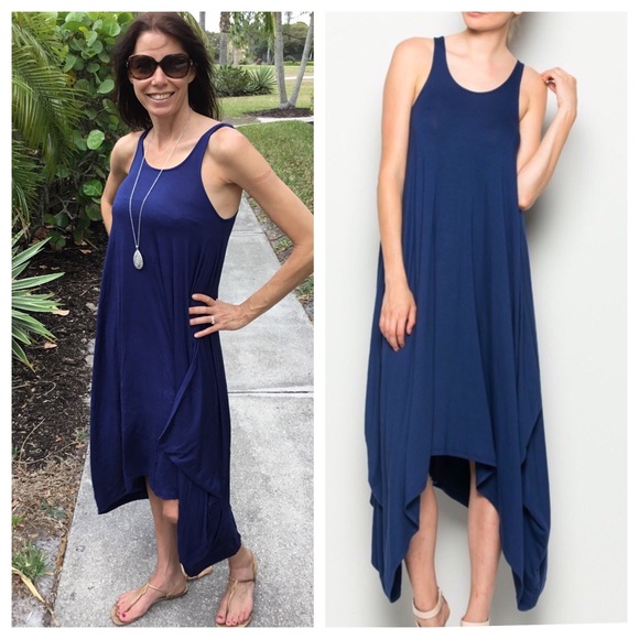 🛍FINAL PRICE🛍 Medium  Navy Harem Dress - Picture 2 of 3