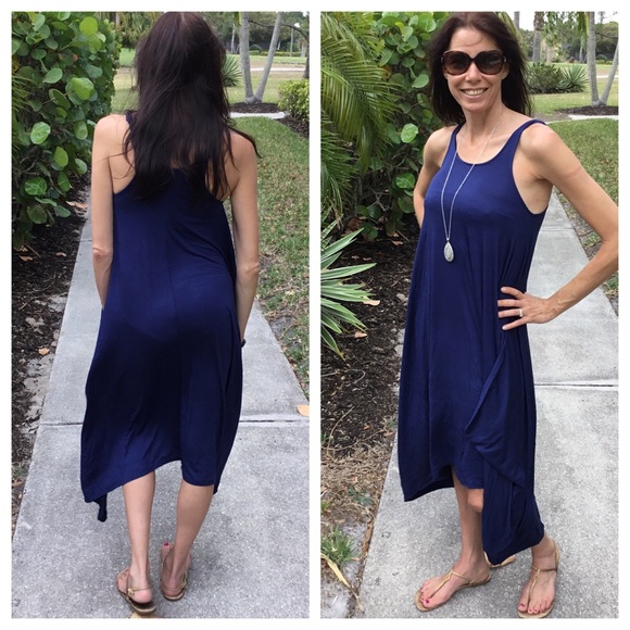 🛍FINAL PRICE🛍 Medium  Navy Harem Dress - Picture 3 of 3