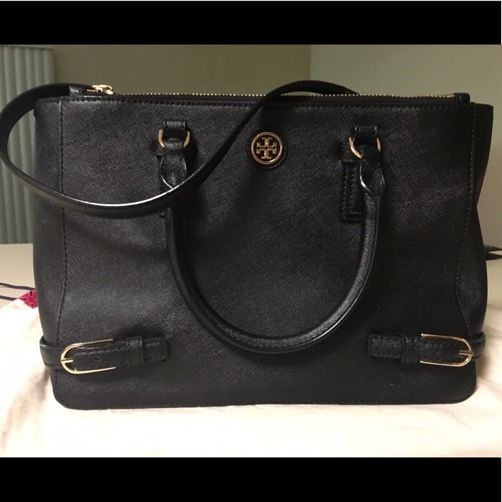New Toryburch Robinson double zip medium tote