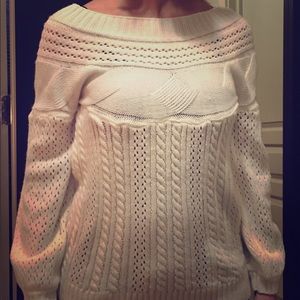 Off white knit sweater