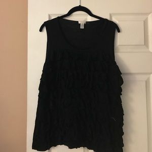 Chicos ruffled sweater