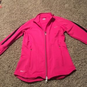 Women's Nike Pink Quarterzip
