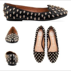 Original Jeffrey Campbell skulltini  black leather