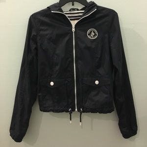Abercrombie & Fitch Navy Windbreaker