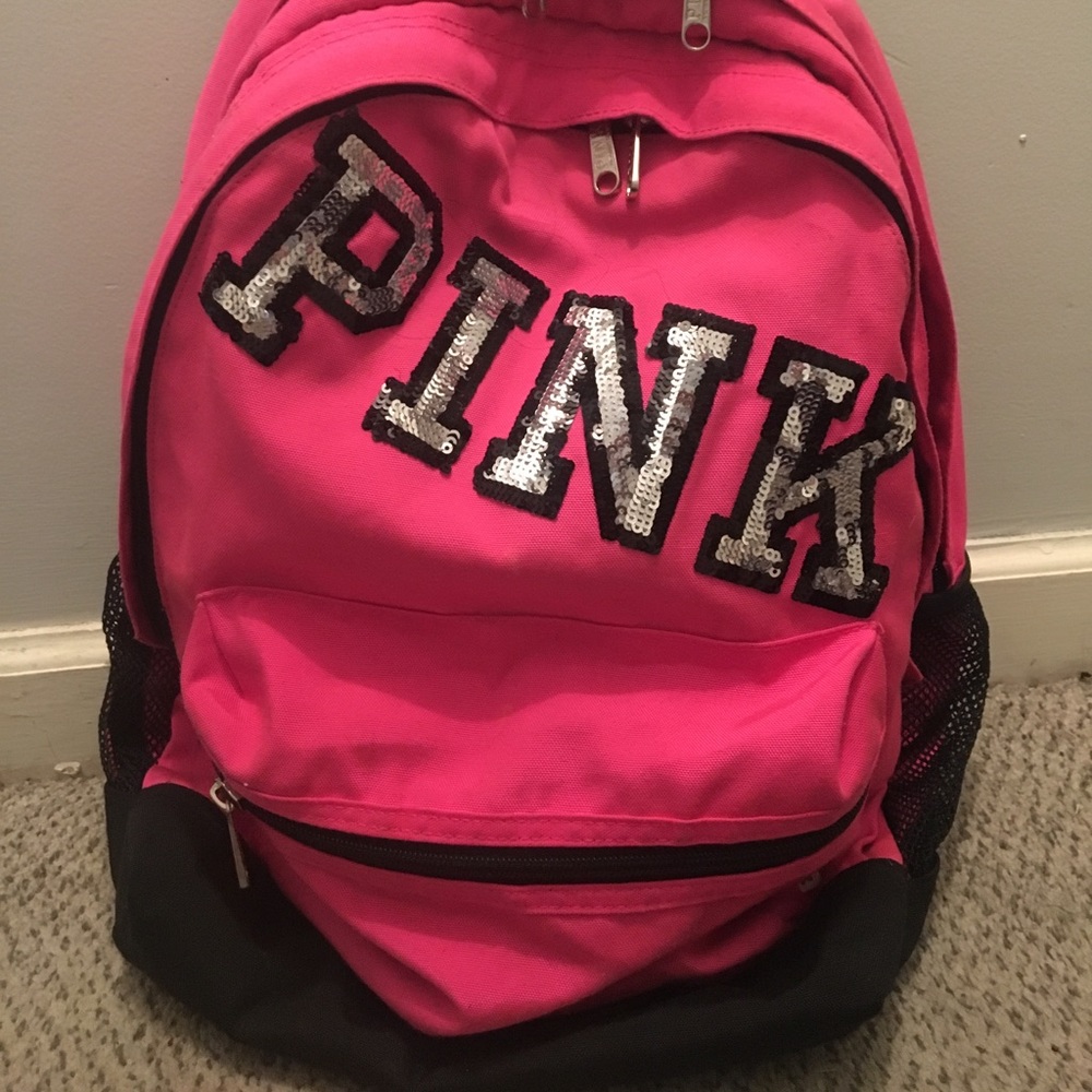 RARE VS Pink 3 Zip Backpack