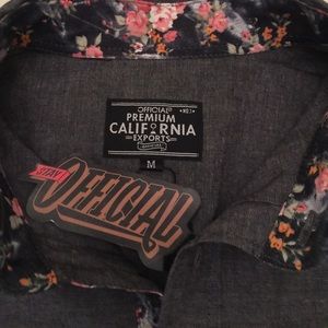 Official Premium California Short Sleeve Button Up