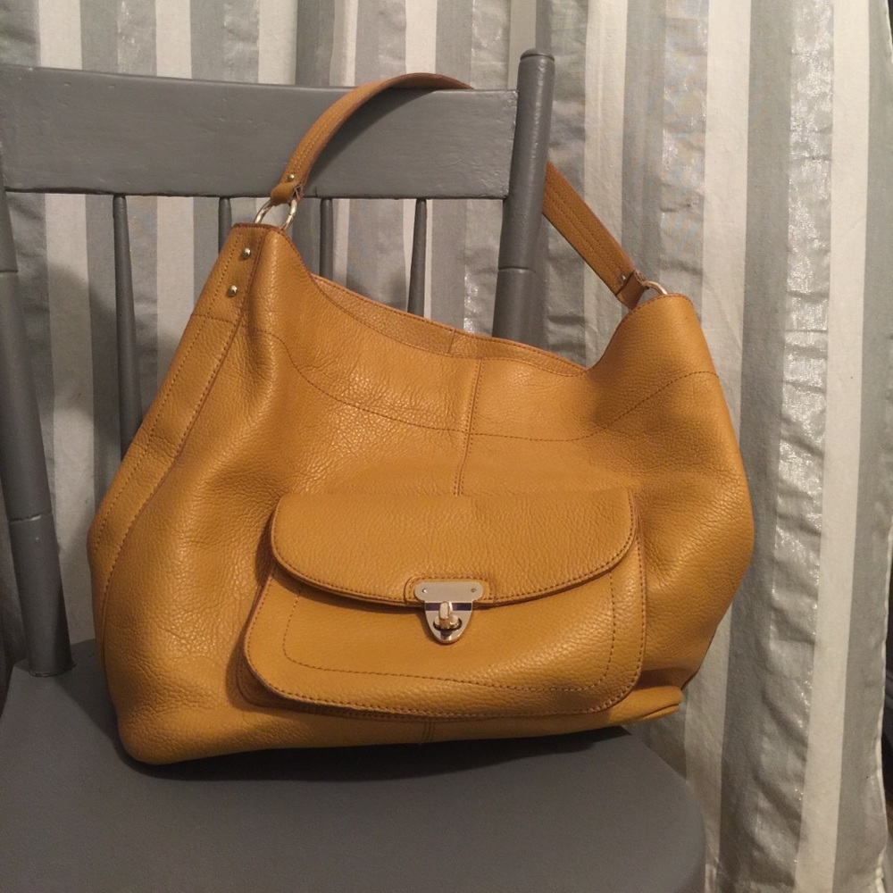 Banana Republic Yellow Purse