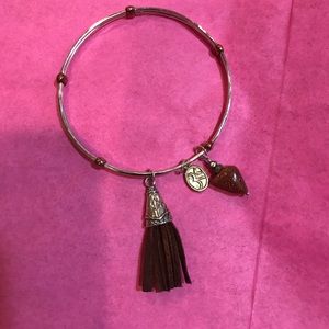 SILPADA  TRIPLE CHARM BANGLE bracelet
