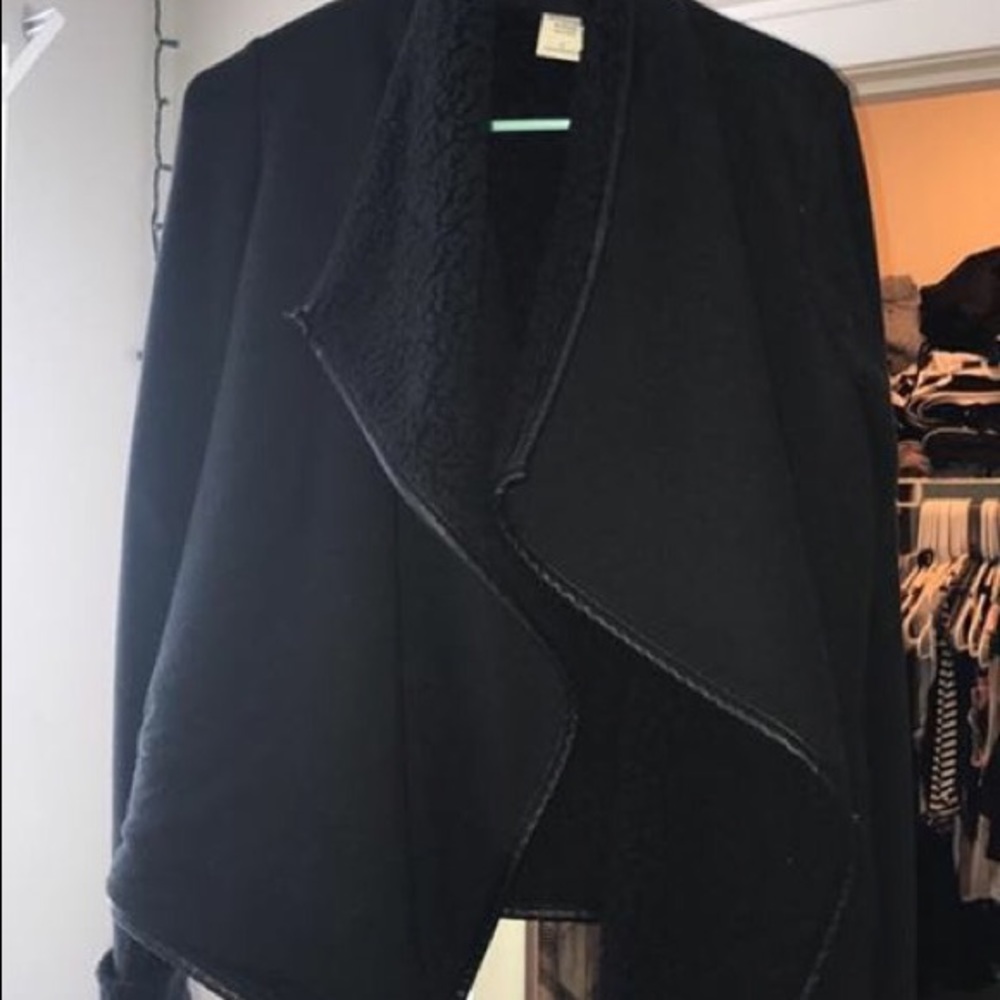 black fashion jacket