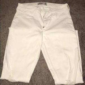 white skinny ankle jeans