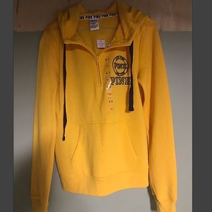 Victoria's Secret Pink Quarter Zip Sweatshirt
