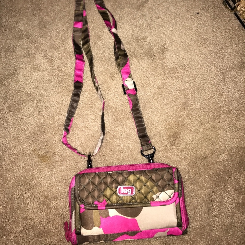 Lug travel wallet/wristlet/cross body