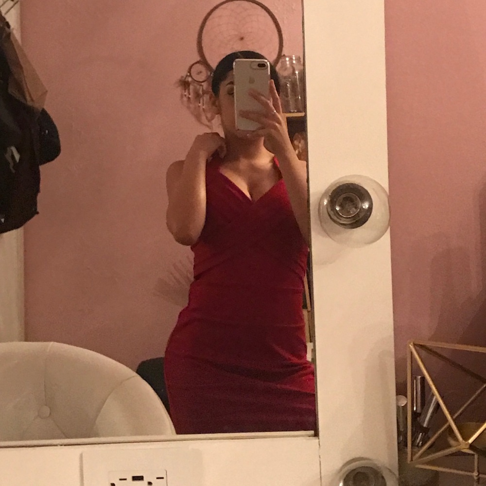 Beautiful ruby red dress