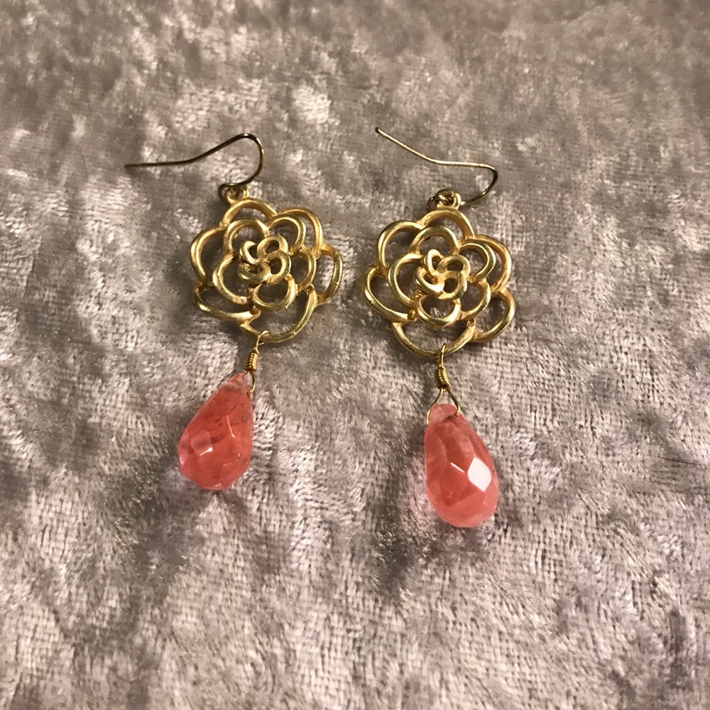 Flower earrings