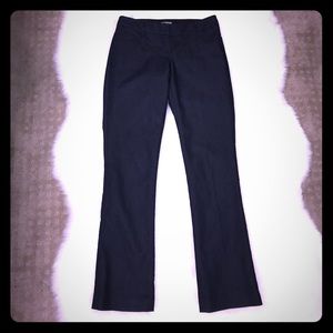 EXPRESS Columnist Dark Blue Refined Denim Pant 00S