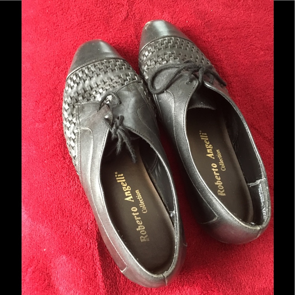 Woven toe type flats!