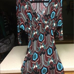 TBags Los Angeles mini dress/tunic, Awesome Print!