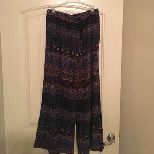 NWT Forever 21 Aztec Wide-leg Pant