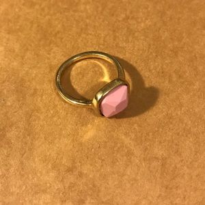 Gold and pink ring
