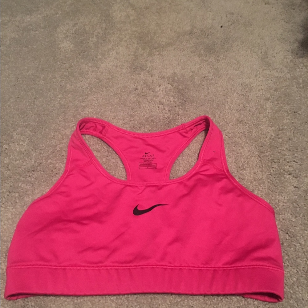 Pink Nike sports bra!