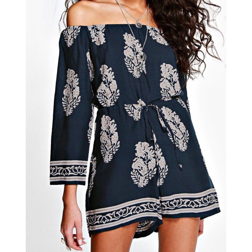 Off The Shoulder Romper