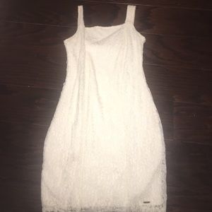 Hollister white lace dress