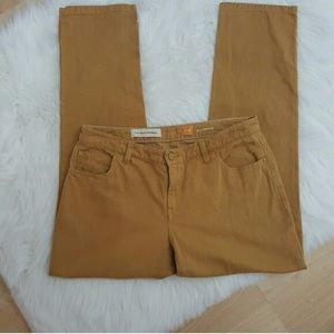 Anthropologie Pilcro Hyphen mustard pants