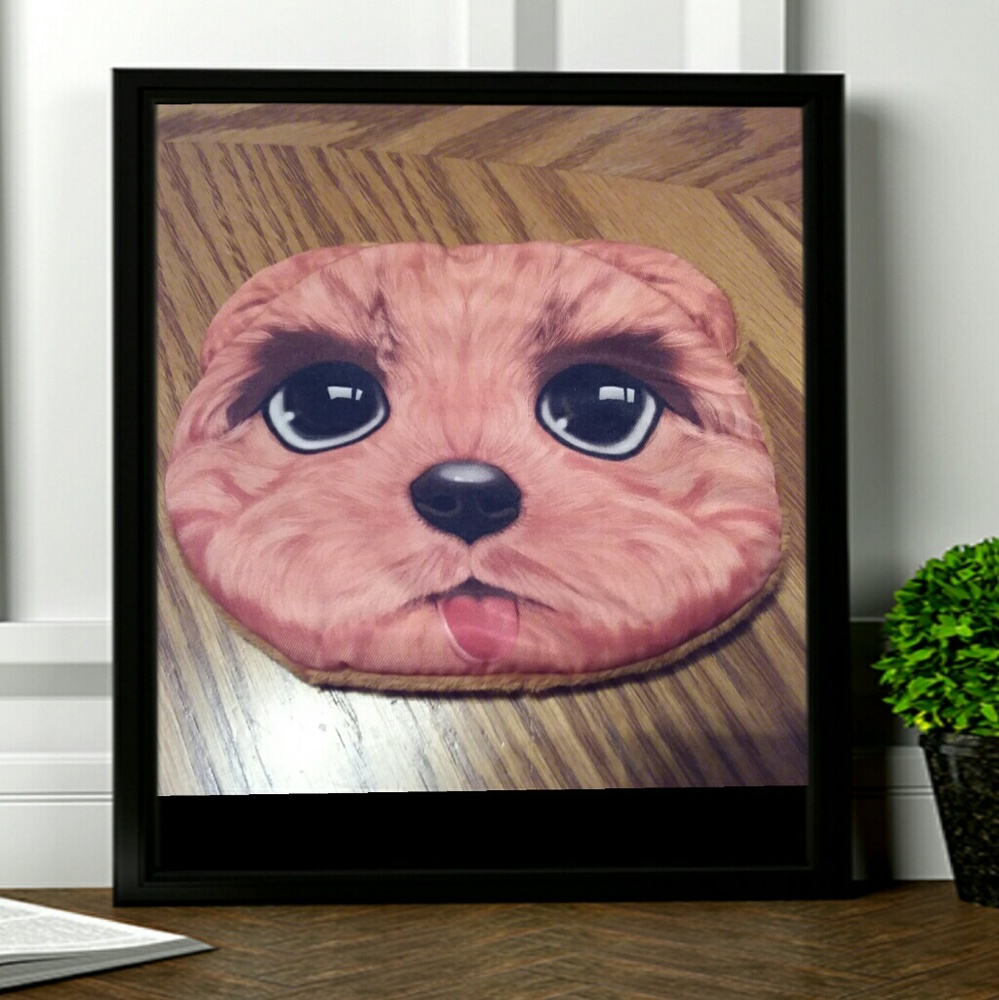 Dog zipper coin purse
