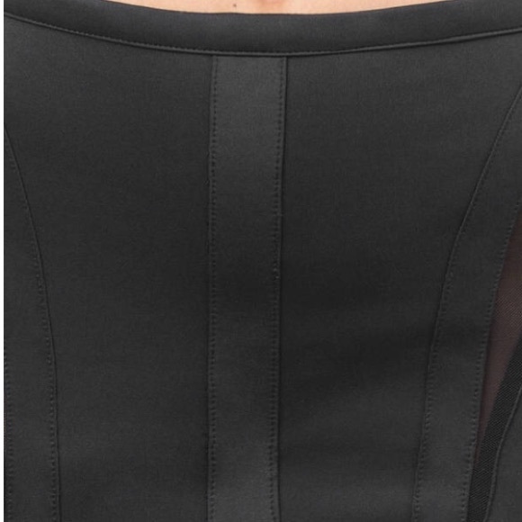 Mesh Cutout Mini Skirt - Picture 4 of 4