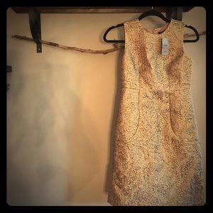 New with tags! Intricate metallic loft midi dress