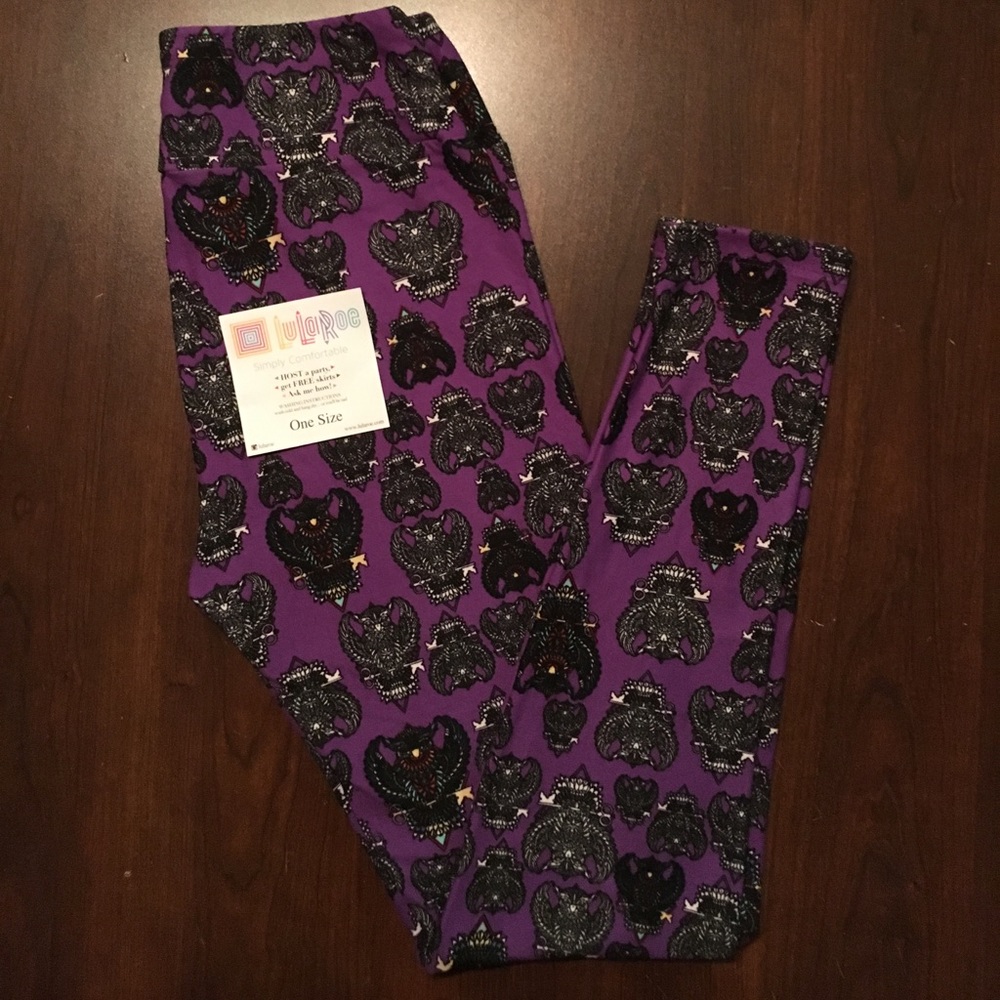 New lularoe owl leggings OS