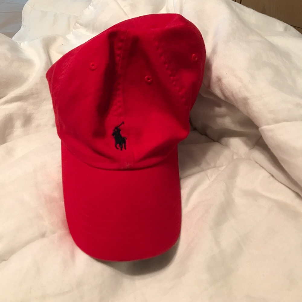 Red Polo Hat Ralph Lauren